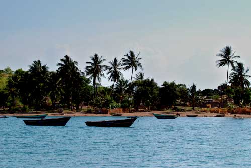 Beatch at lake Tanganyika.